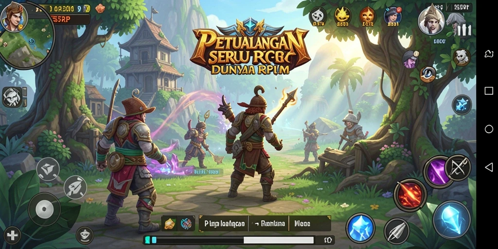 Tampilan gameplay RPG yang menarik dan penuh tantangan.