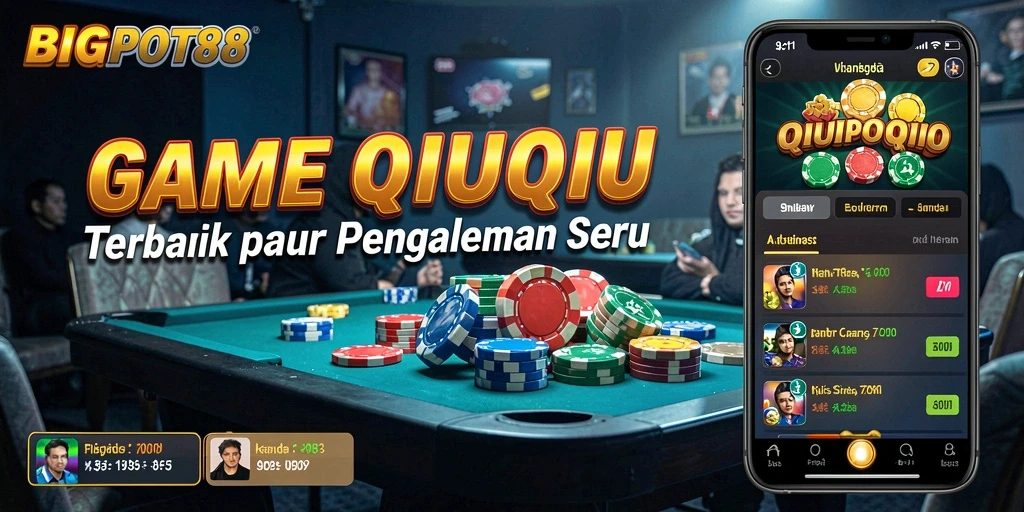 Tampilan gameplay QiuQiu yang menarik dan seru di BIGPOT88.