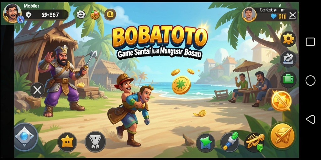 Screenshot gameplay BOBATOTO yang menampilkan keseruan bermain.