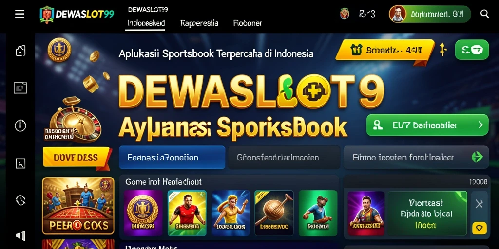 Tampilan menarik dari gameplay DEWASLOT99 dalam taruhan olahraga.