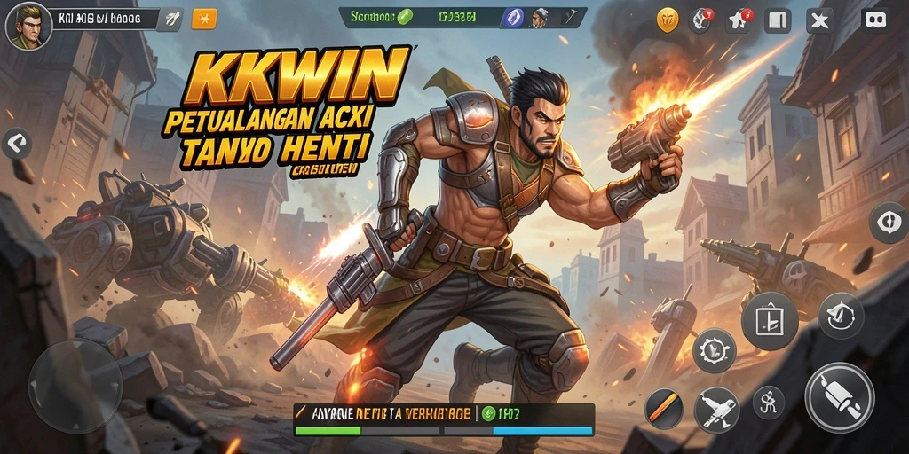 Tangkapan layar KKWIN menampilkan momen aksi yang mendebarkan.