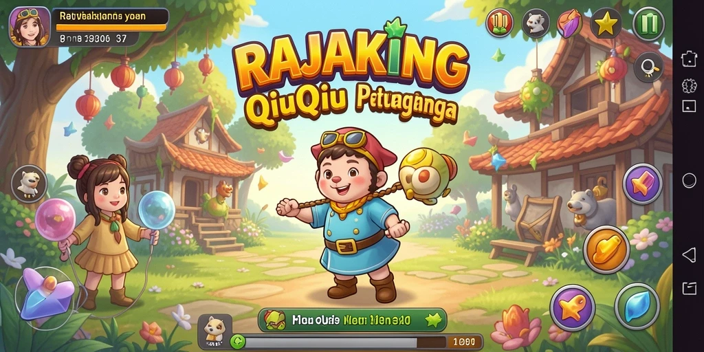 Tampilan gameplay seru RAJAKING untuk pengalaman QiuQiu terbaik.