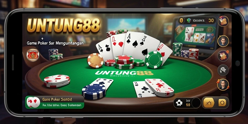 Menampilkan gameplay seru UNTUNG88 dalam permainan Poker.
